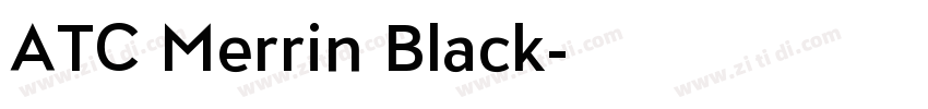 ATC Merrin Black字体转换